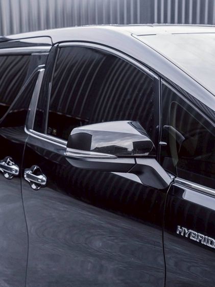 Toyota Alphard 2018 2.5 Hybrid เบนซิน ดำ รูปที่ 2