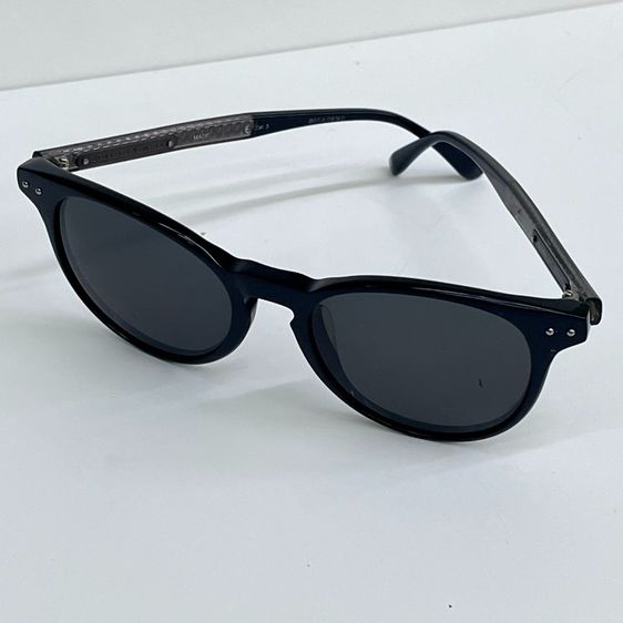 Bottega Veneta BV0128SA 001 แว่นกันแดดแท้ กรอบดำ ขาโลหะลาย Intrecciato ขนาด 52□19-150 รูปที่ 2