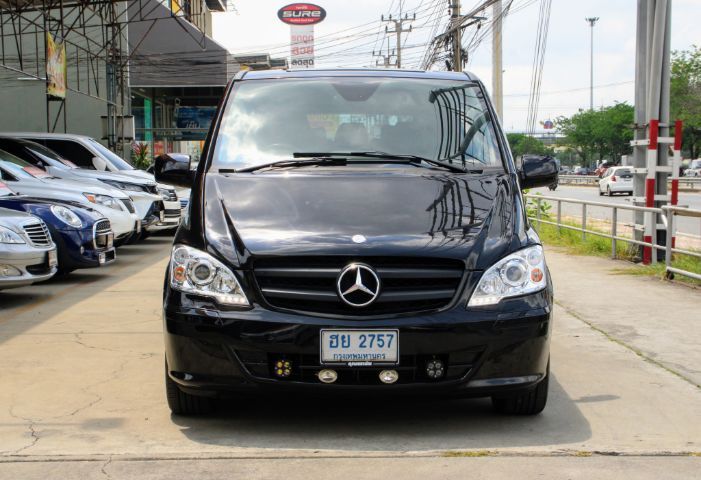 Mercedes-Benz V-Class 2013 Vito Van ดีเซล เกียร์อัตโนมัติ ดำ รูปที่ 2