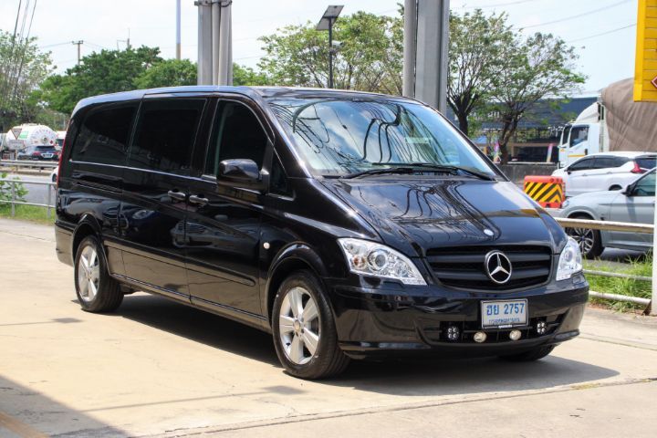 Mercedes-Benz V-Class 2013 Vito Van ดีเซล เกียร์อัตโนมัติ ดำ รูปที่ 4