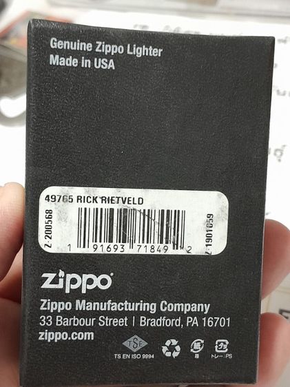 zippo รุ่น 49765 ของใหม่ไม่ผ่านการใช้งานรับประกันของแท้ รูปที่ 5