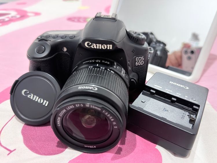 ขายกล้อง Canon 60D และเลนส์ 18-55is ค่ะ
