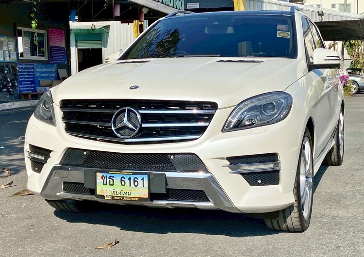 Mercedes-Benz ML-Class 2013 ML250 CDI AMG Utility-car ดีเซล ไม่ติดแก๊ส เกียร์อัตโนมัติ ขาว รูปที่ 2