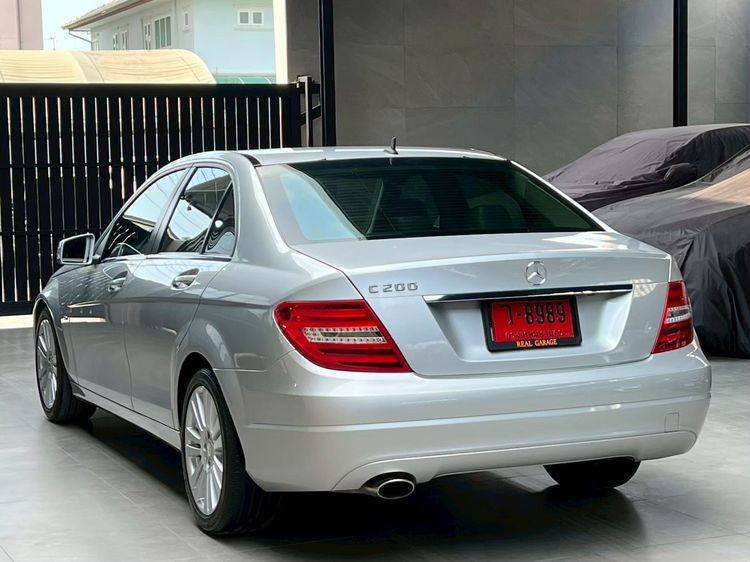 Mercedes-Benz C-Class 2012 C200 CGI Sedan เบนซิน ไม่ติดแก๊ส เกียร์อัตโนมัติ เทา รูปที่ 4