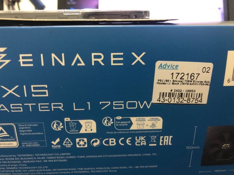 ขาย Ssd 480 Gb ราคา 1350 และpower supply  ราคา 850 บาท ของใหม่ ประกัน3 ปี มีปลาฝายทางครับผม รูปที่ 2
