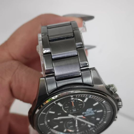 Casio Edifice Sapphire Chronograph สายสแตนเลส หน้าปัดดํา เท่ เรียบหรู ฟังก์ชันครบ รูปที่ 7