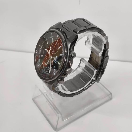 Casio Edifice Sapphire Chronograph สายสแตนเลส หน้าปัดดํา เท่ เรียบหรู ฟังก์ชันครบ รูปที่ 2