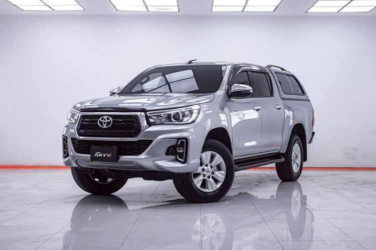 รถ Toyota Hilux Revo 2.4 Prerunner E Plus สี เทา