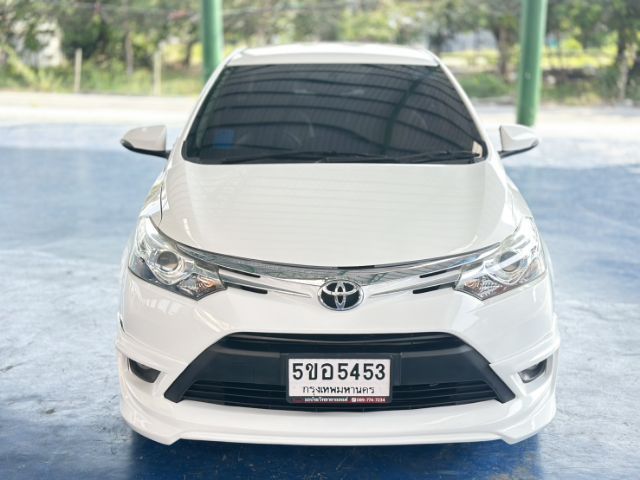 Toyota Vios 2015 1.5 G Sedan เบนซิน ไม่ติดแก๊ส เกียร์อัตโนมัติ ขาว รูปที่ 2