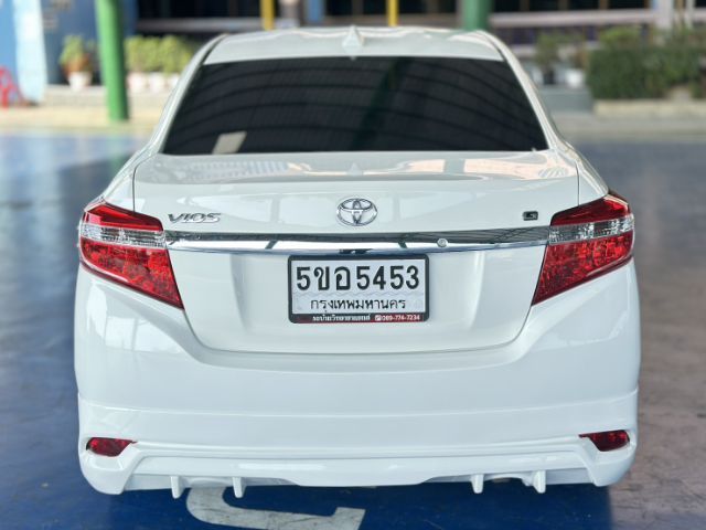 Toyota Vios 2015 1.5 G Sedan เบนซิน ไม่ติดแก๊ส เกียร์อัตโนมัติ ขาว รูปที่ 3