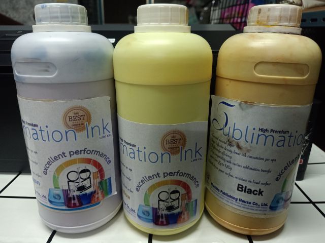 พริ้นเตอร์อิงค์แท้งค์ Epson หมึกซับลิเมชั่น 1000 ml. (หมึกพิเศษ นาโนซับฯ พรีเมี่ยม) ปริ้นลงกระดาษธรรมดาแทนกระดาษซับได้เลย