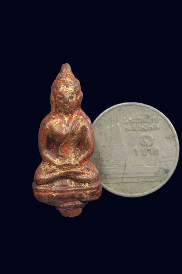 พระรูปหล่อลงชาด รูปที่ 2