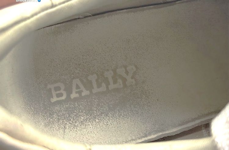 BALLY Daryn Sneaker Stripe Red and White  รูปที่ 5