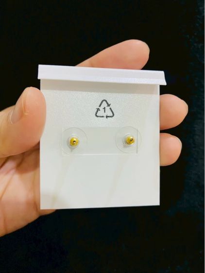 ต่างหูLauren Ralph Lauren Logo in Circle Stud Earrings (Gold-tone) ของแท้งาน outlet ส่งฟรี รูปที่ 9