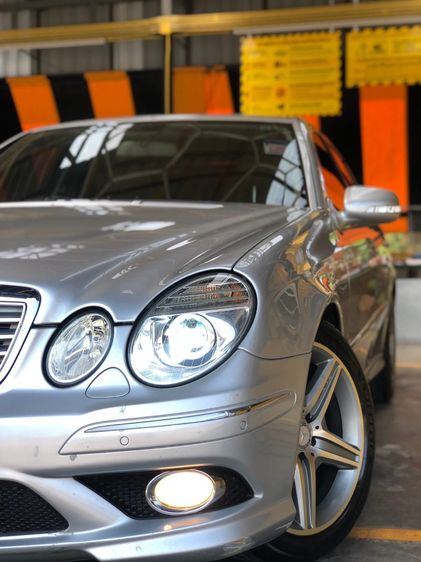Mercedes-Benz E-Class 2008 E200 Kompressor Sedan เบนซิน เกียร์อัตโนมัติ เทา รูปที่ 4