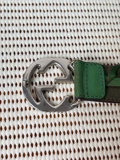 เข็มขัด gu💚ci  มือสองแท้💯 รูปที่ 6