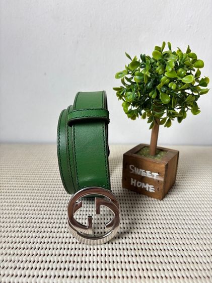 เข็มขัด gu💚ci  มือสองแท้💯