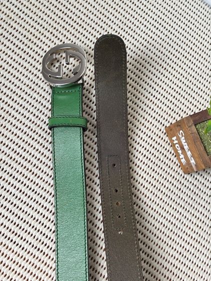 เข็มขัด gu💚ci  มือสองแท้💯 รูปที่ 9