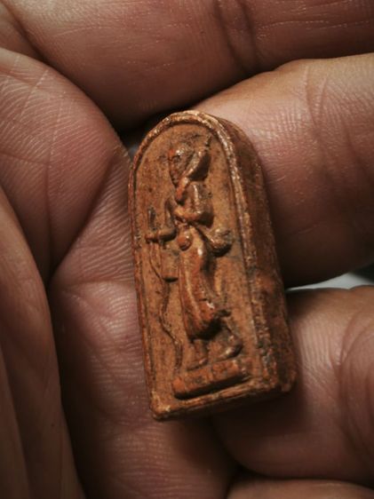 พระสีวลีเนื้อดินแดง นะ ชา ลี ติ รูปที่ 4