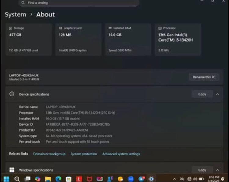 Lenovo IdeaPad 5 2-in-1 (14IRH9) รูปที่ 6