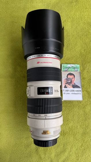 Canon เลนส์ซูม  EF 70-200 F2.8 L IS USM. (มีกันสั่น)