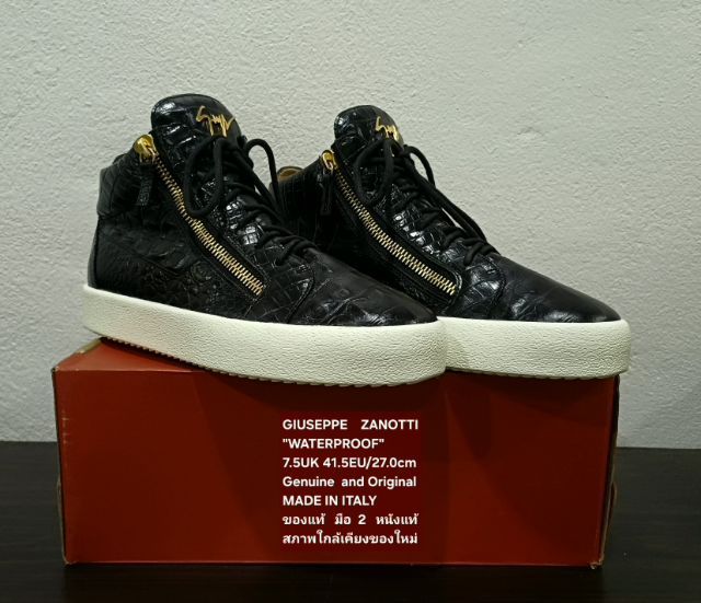 GIUSEPPE ZANOTTI "Kriss" Sneakers, Men's 7.5UK 41.5EU(27.0cm Original MADE IN ITALY ของแท้ สภาพใกล้เคียงของใหม่, สนีกเกอร์ GIUSEPPE ZANOTTI รูปที่ 4