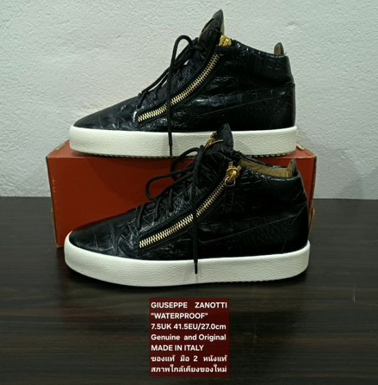 GIUSEPPE ZANOTTI "Kriss" Sneakers, Men's 7.5UK 41.5EU(27.0cm Original MADE IN ITALY ของแท้ สภาพใกล้เคียงของใหม่, สนีกเกอร์ GIUSEPPE ZANOTTI รูปที่ 14