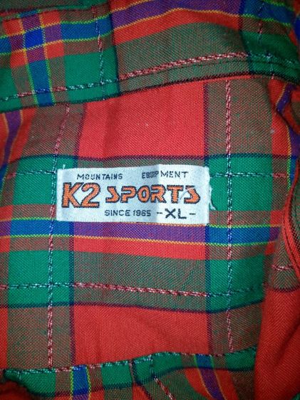 เสื้อเชิ้ตลายสก็อต XL ใส่คลุมได้ รูปที่ 3