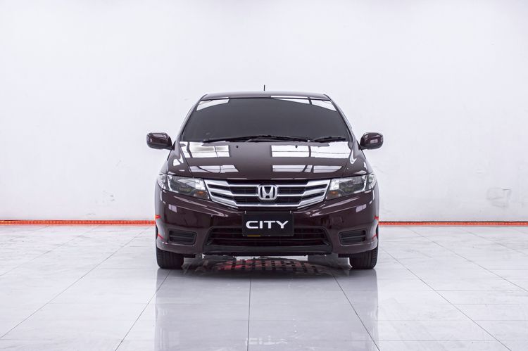 Honda City 2013 1.5 V Sedan เบนซิน ไม่ติดแก๊ส เกียร์อัตโนมัติ แดง รูปที่ 4