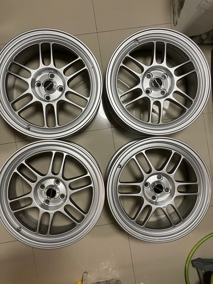 ล้อขอบ 17 YACHIYDA 4รู100 กว้าง 7นิ้วครึ่ง OFF 38 ล้อใหม่ แข็งแรง ทนทาน สวยมาก