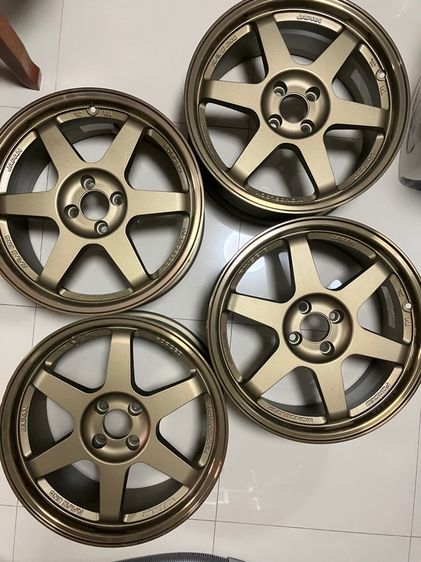 ล้อขอบ 17 YACHIYDA 4รู100 กว้าง 8 OFF 38 ล้อใหม่ แข็งแรง ทนทาน สวยมาก