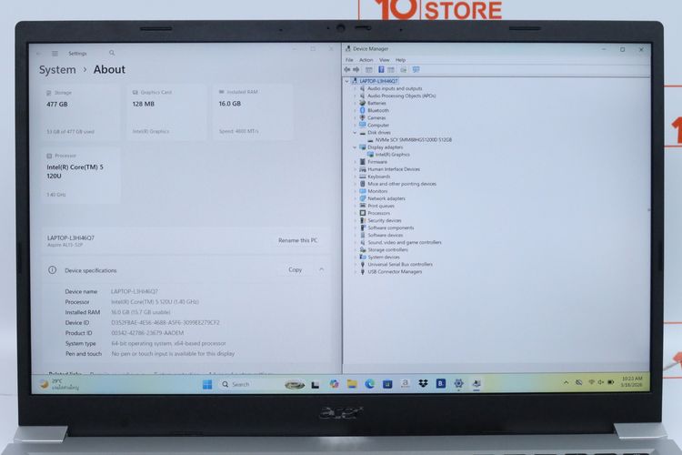 ACER ASPIRE LITE 15 Core 5 120U RAM16-512GB รูปที่ 4