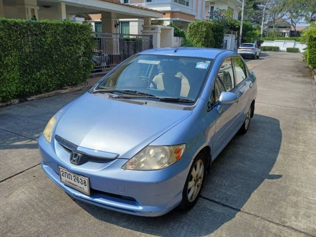 รถ Honda City 1.5 S i-DSi สี ฟ้า