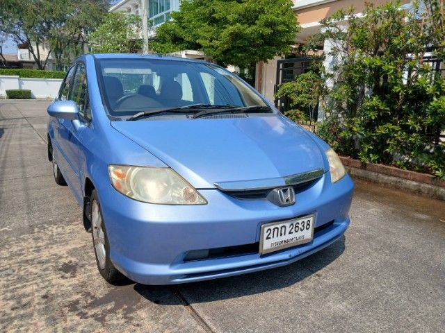 Honda City 2003 1.5 S i-DSi Sedan เบนซิน ไม่ติดแก๊ส เกียร์อัตโนมัติ ฟ้า รูปที่ 4