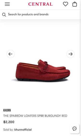 รองเท้าLoafer สีแดงเลือดหมู รูปที่ 6