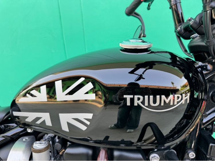 Triumph bobber black สีดำ ปี21จด23 รถมือเดียว  รูปที่ 4