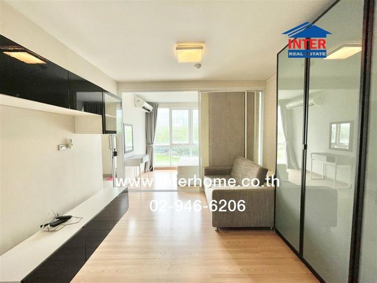 คอนโดมิเนียม 33.31 ตร.ม. เดอะกรีนไนน์ พระราม9 ซอยพระราม9 ซอย6 แยก1 ถนนจตุรทิศ ถนนพระราม9 ถนนอโศก-ดินแดง เขตห้วยขวาง กรุงเทพมหานคร รูปที่ 2