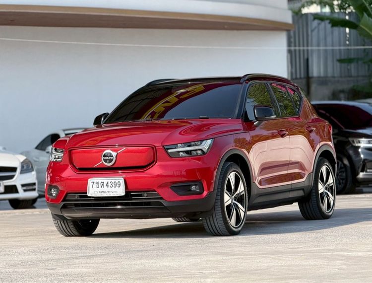Volvo XC40 2021 Recharge Pure Electric RWD Utility-car ไฟฟ้า ไม่ติดแก๊ส เกียร์อัตโนมัติ แดง รูปที่ 3