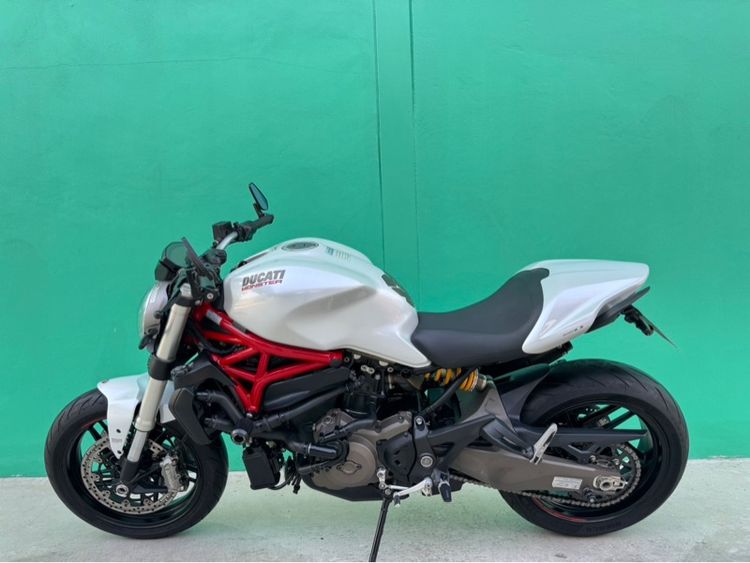 Ducati monster821 performance DP สีขาว ปี15จด16 วิ่ง 9,000โล รูปที่ 18