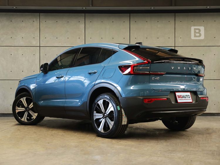Volvo C40 2023 Recharge Pure Electric Utility-car ไฟฟ้า ไม่ติดแก๊ส เกียร์อัตโนมัติ ฟ้า รูปที่ 4