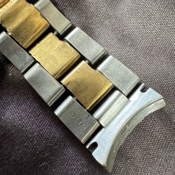 สาย นาฬิกา Rolex ทูโอน ของแท้ ทอง18k  รูปที่ 8