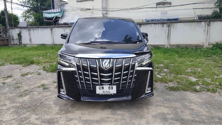 Toyota Alphard 2018 2.5 S C-Package Van เบนซิน ไม่ติดแก๊ส เกียร์อัตโนมัติ ดำ รูปที่ 3