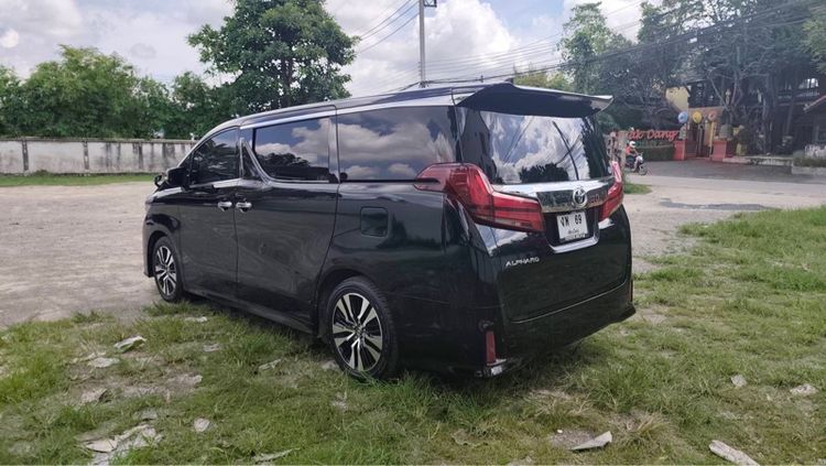 Toyota Alphard 2018 2.5 S C-Package Van เบนซิน ไม่ติดแก๊ส เกียร์อัตโนมัติ ดำ รูปที่ 2