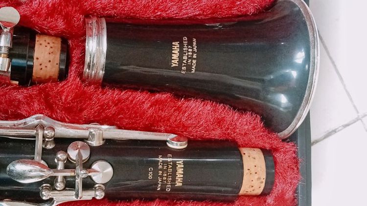clarinet yamaha C100  พร้อมเคสเเข็ง สภาพสวย 5800บาท รูปที่ 5