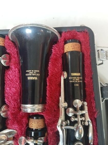 clarinet yamaha C100  พร้อมเคสเเข็ง สภาพสวย 5800บาท รูปที่ 2
