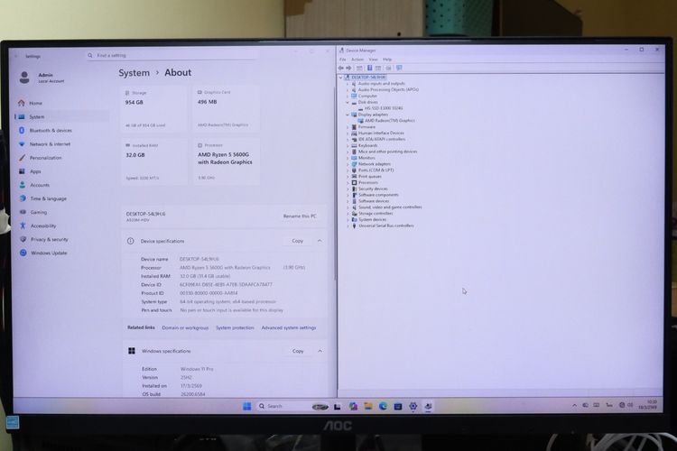 COMSET GAMING RYZEN 5 5600G RAM32.TB - ID26030136 รูปที่ 14