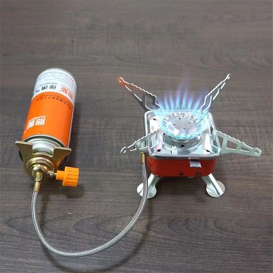 เตาแก๊สปิคนิค ตั้งแคม มีสายต่อเพื่อความปลอดภัย มีถุงเก็บ (ไม่รวมกระป๋องแก๊ส) รูปที่ 2