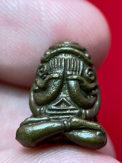 พระปิดตาอุตโม ญสส. เพชรกลับ หลวงปู่บัว วัดศรีบูรพาราม จ.ตราด เนื้อนวะ รูปที่ 3