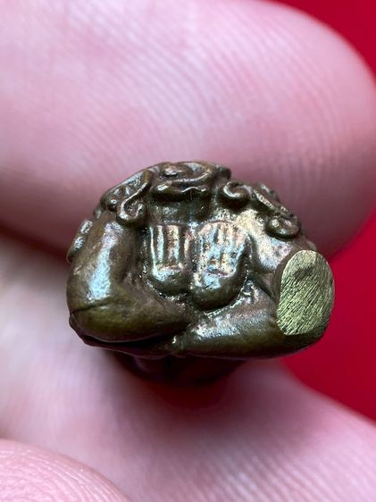 พระปิดตาอุตโม ญสส. เพชรกลับ หลวงปู่บัว วัดศรีบูรพาราม จ.ตราด เนื้อนวะ รูปที่ 2