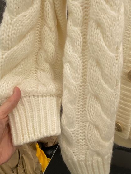 ชาแนล เสื้อไหมพรมฝรั่งเศส ถักทั้งตัว สภาพใหม่เอี่ยม รูปที่ 8